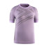 Camiseta de Trail Lurbel Samba Iti Manga Curta Mulher Lavanda/Marengo