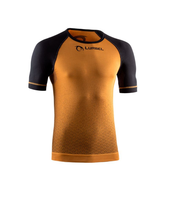 Camiseta de Trail Lurbel Spirit Short Sleeves Amarelo/Preto