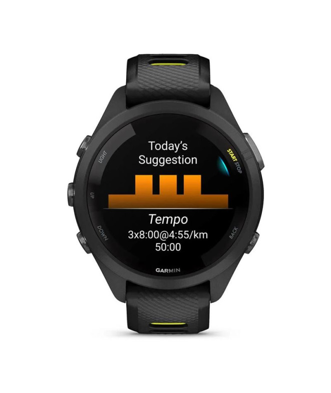 Relógio Garmin Forerunner 265S Preto/Amarelo