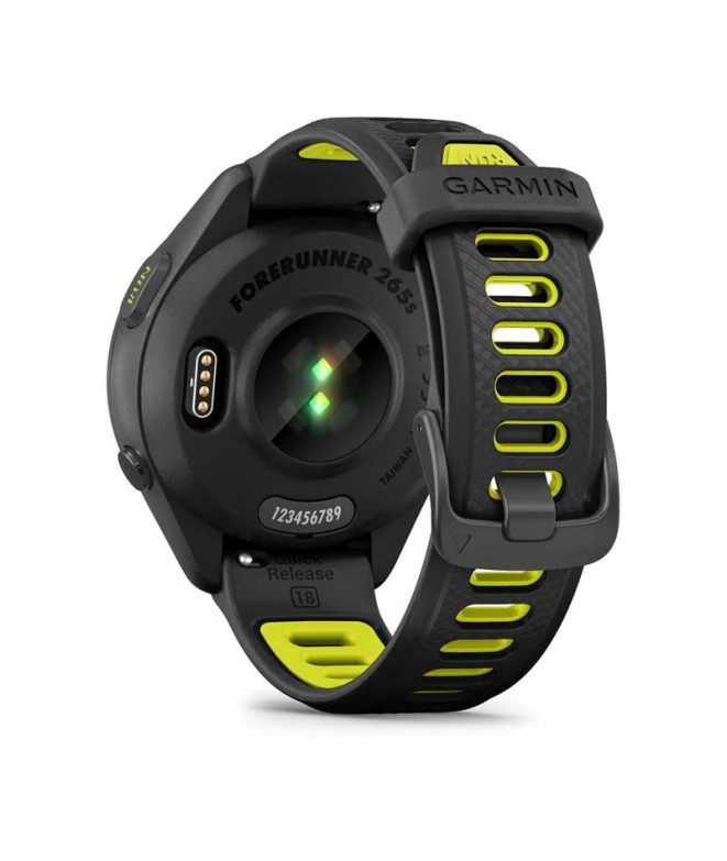 Relógio Garmin Forerunner 265S Preto/Amarelo