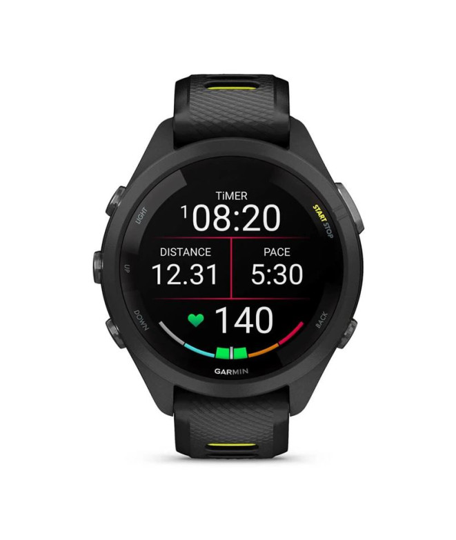 Relógio Garmin Forerunner 265S Preto/Amarelo