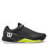Sapatilhas de Tênis Wilson Rush Pro 4.0 Clay Homem Preto/Branco/Amarelo