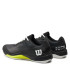 Sapatilhas de Tênis Wilson Rush Pro 4.0 Clay Homem Preto/Branco/Amarelo