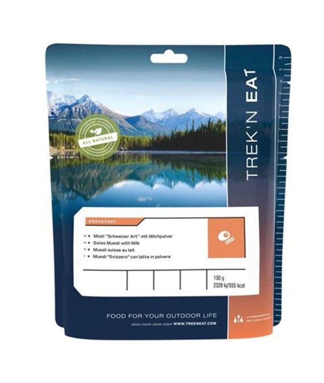 Muesli suíço com leite 150Gr Trek'n Eat