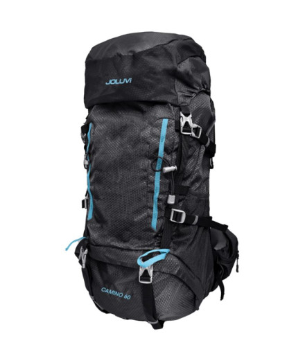 Mochila de Montaña Joluvi Camino 60+10 Negro