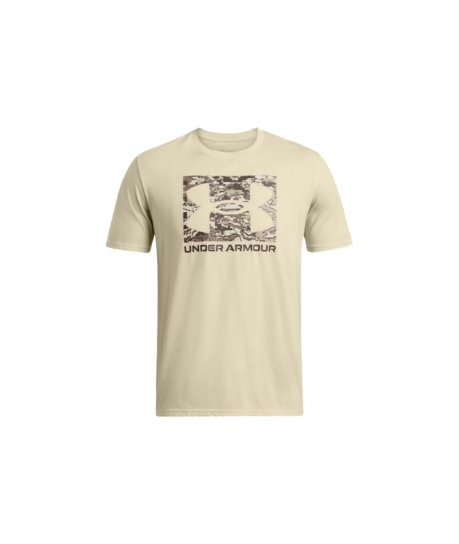 Camiseta Fitness Under Armour Homem by ABC Camo Boxed Logo Brown