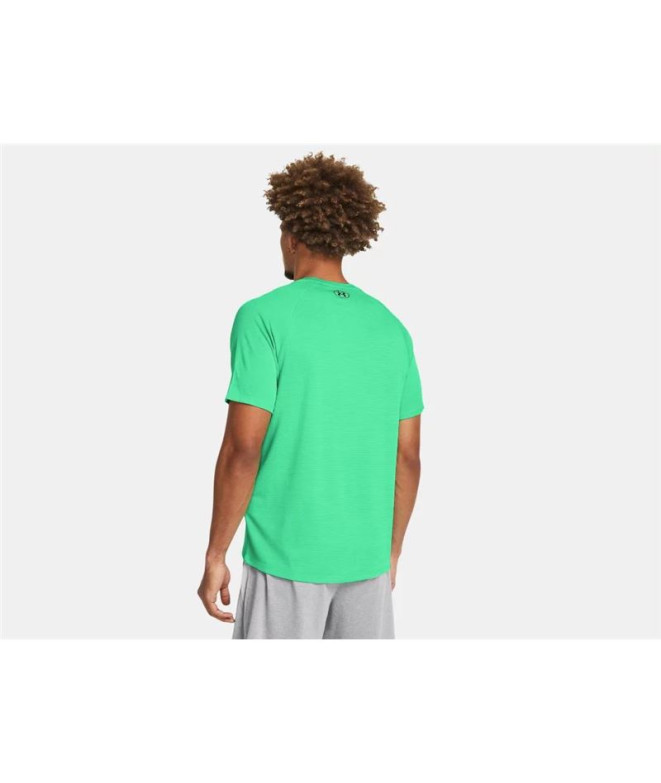 T-shirt Fitness Under Armour Homme de Tech Vert...