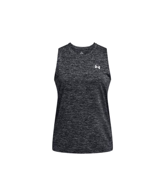 Camiseta Fitness Under Armour Mulher de Tech Tank Twist Preto