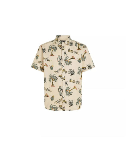 Camisa O'Neill Mix & Match Beach Beige Venice Beach Homem