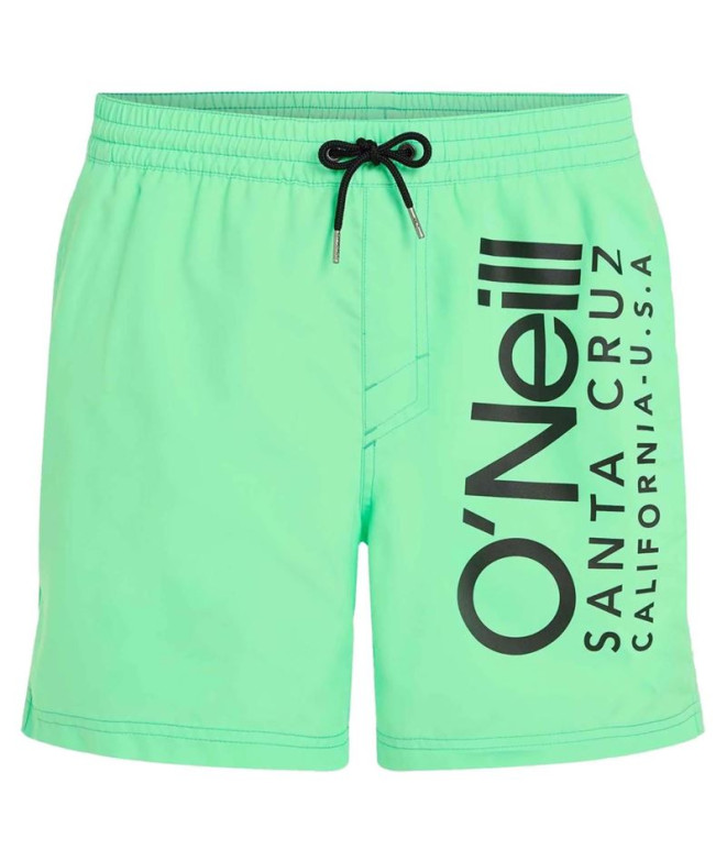 Maillot de bain de playa y piscine O'neill Cali 16'' Vert fluo Homme