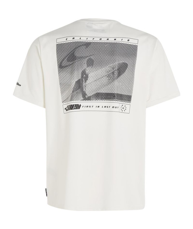 T-shirt O'Neill Série Trvlr Photoprint Blanc Homme