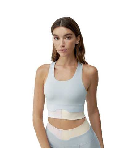 Top Born Living Yoga Kalinda Cinzento Mulher Top Born Living Yoga Kalinda Cinzento Mulher