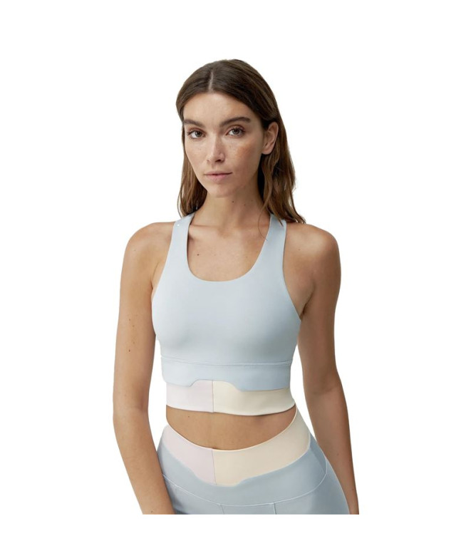Top Born Living Yoga Kalinda Gris Mujer