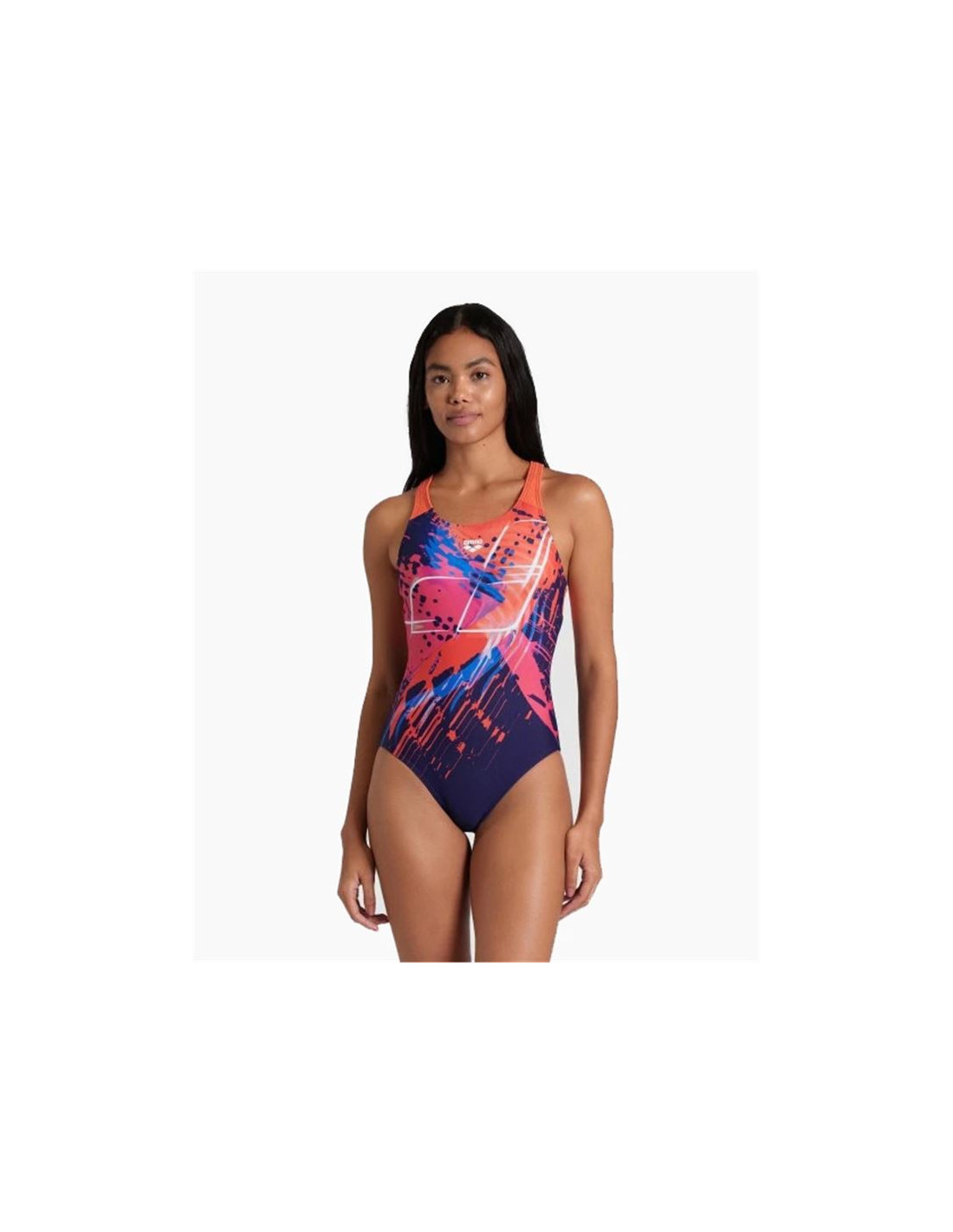 Maillot de bain par Natation Arena Funny Spot Femme Navy Multi