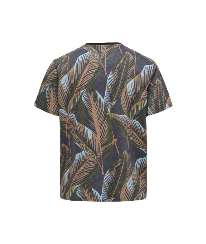 T-shirt Only & Sons Onskobe Reg Banana Leaf...
