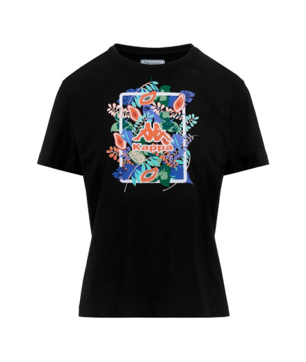Camiseta Kappa Frienda Graphik Negro