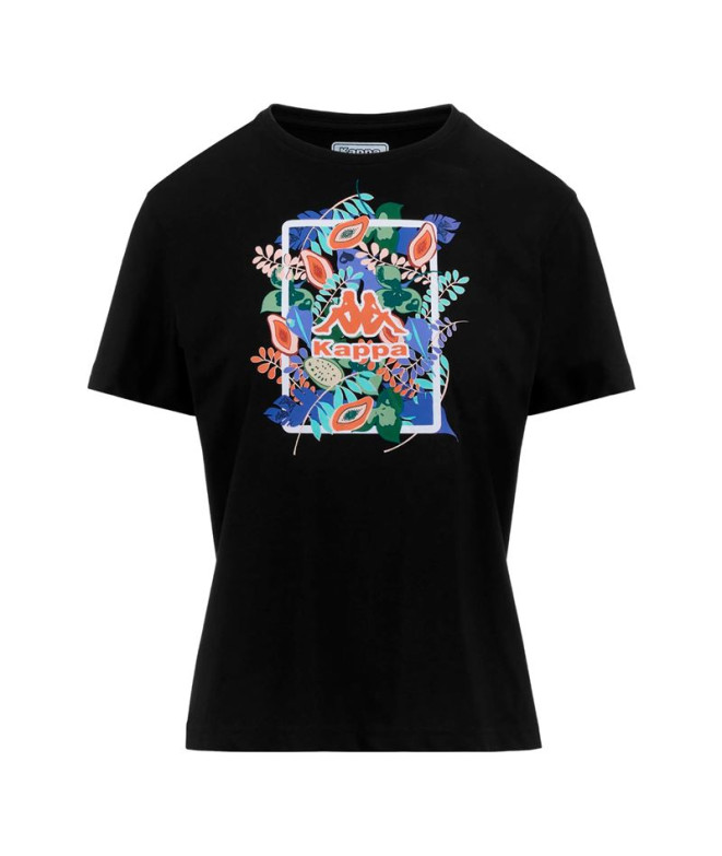 Camiseta Kappa Frienda Graphik Negro