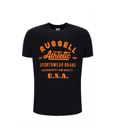 T-shirt Russell AMT A40231 Noir Homme T-shirt Russell AMT A40231 Noir Homme