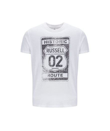 Camiseta Russell AMT A40471 Branco Homem