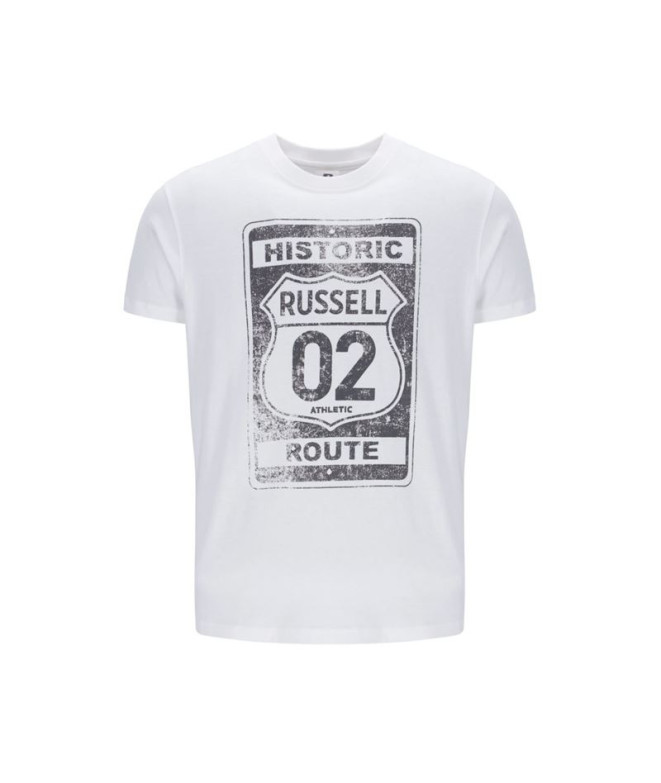 Camiseta Russell AMT A40471 Branco Homem