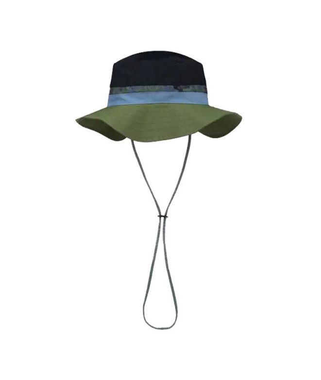 Gorro de Running Buff Enob Verde/Negro