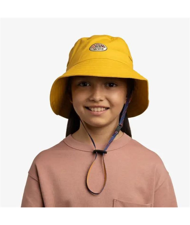 Chapeau de Running Buff Raz Ocre Enfant