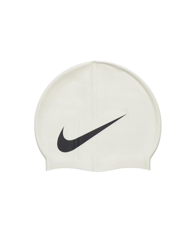 Bonnet Natation Nike de Big Swoosh Blanc