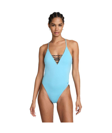 Maillot de bain Natation Nike Femme de Sneakerkini 2.0 Bleu