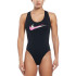 Fato de banho Natação Nike Mulher de Multi Logo Preto