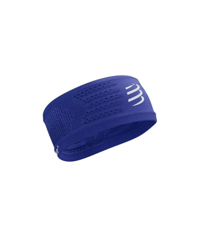 Cinta de pelo de Running Compressport On/Off Dazzling Azul/Blanco