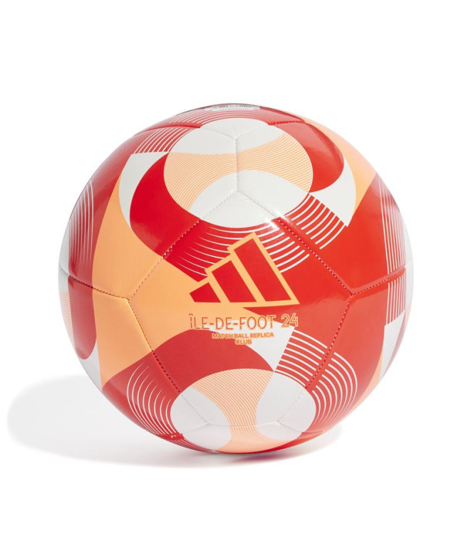 Balón de fútbol adidas Ile de Foot 24 Club Blanco/Rojo