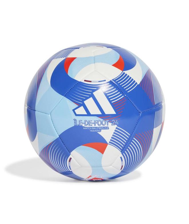 Balon de futbol adidas Entrenamiento 24 Blanco Azul