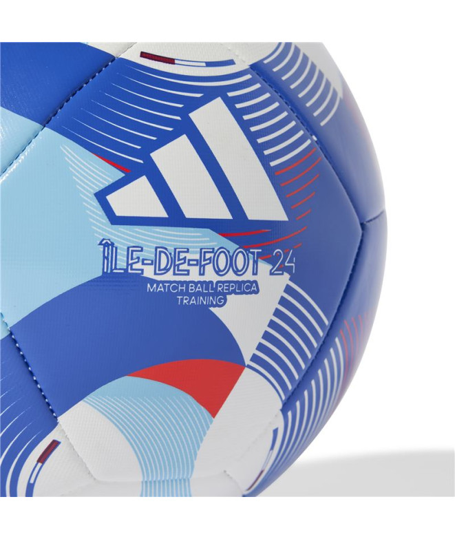 Bola futebol adidas de Treino 24 Branco/Azul