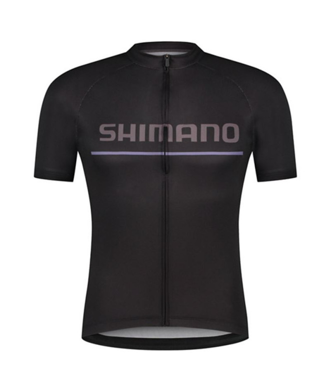 Shimano Homme Jersey Logo SS Noir