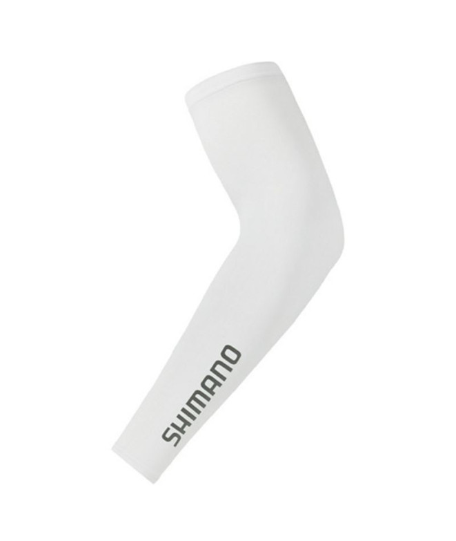 Manguitos Shimano Vertex Sun Block Blanco