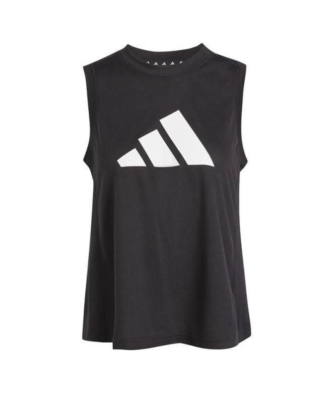 Camiseta de Fitness adidas Essentials Tr-Es Logo Mujer Negro
