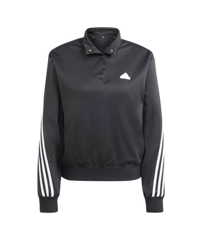 Chaqueta adidas Iconic 3 Bandas Mujer Negro