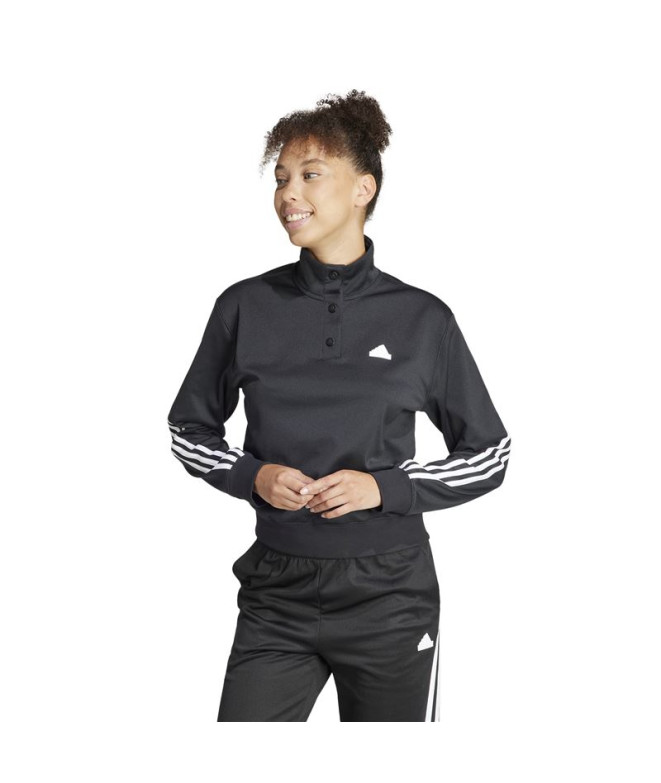 Casaco adidas Mulher Iconic 3-Stripes Preto