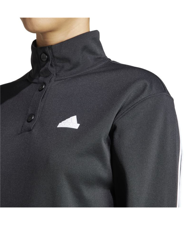 Casaco adidas Mulher Iconic 3-Stripes Preto