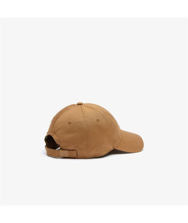 Boné Lacoste Castanho ajustável