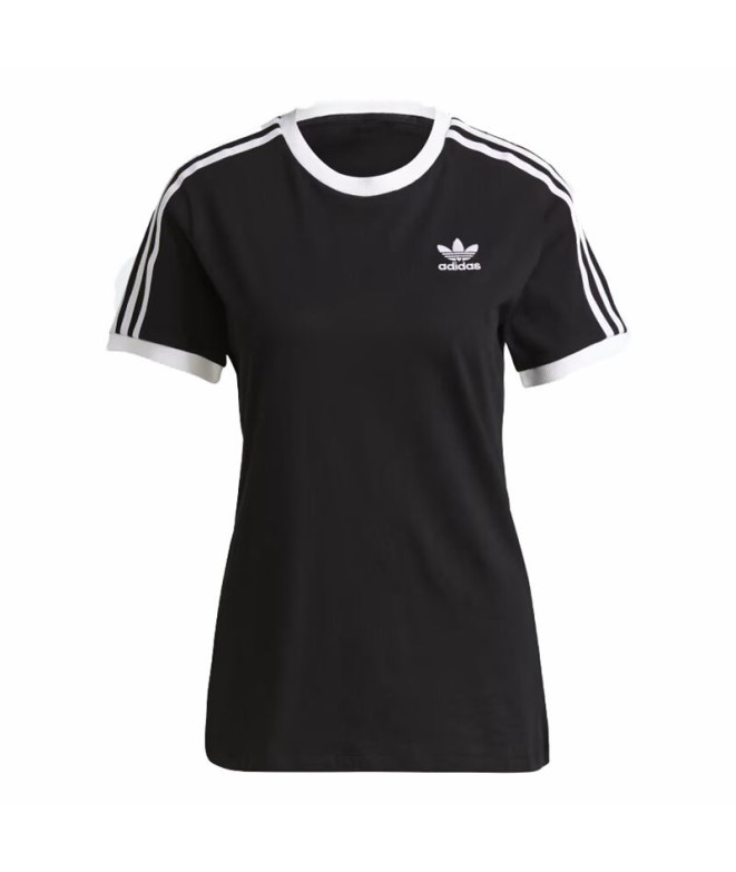 Camiseta adidas Mulher 3 Bandas Preto