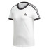 Camiseta adidas Mulher 3 Bandas Branco