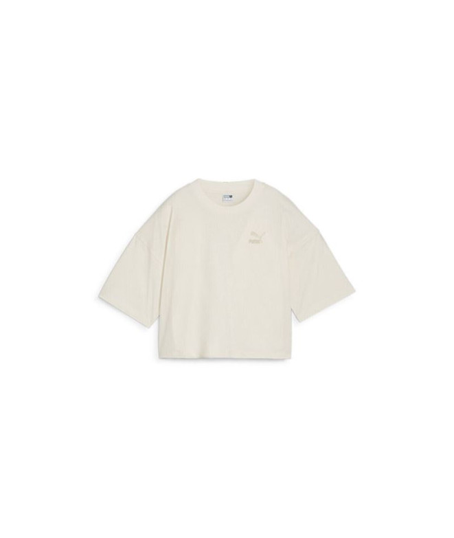 Camiseta Puma Better Classics Beige Mujer