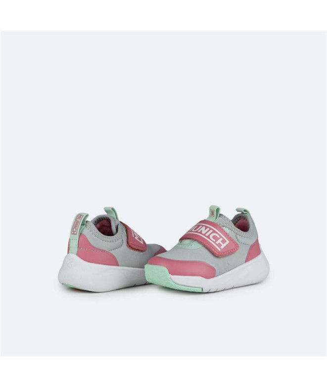 Zapatillas Munich Baby Claudia 12 Bebés Gris