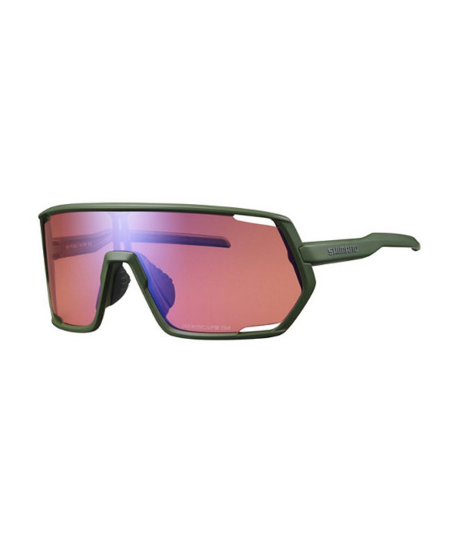 Lunettes de soleil Cyclisme Shimano Shimano by Eyewear TCNM2 Vert foncé