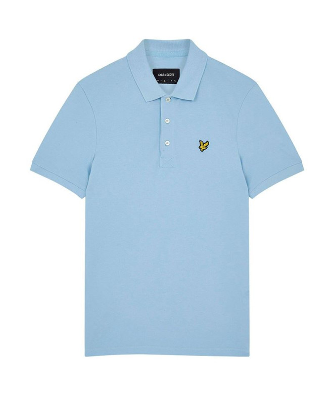 Polo Homme Lyle & Scott V1-Bleu uni