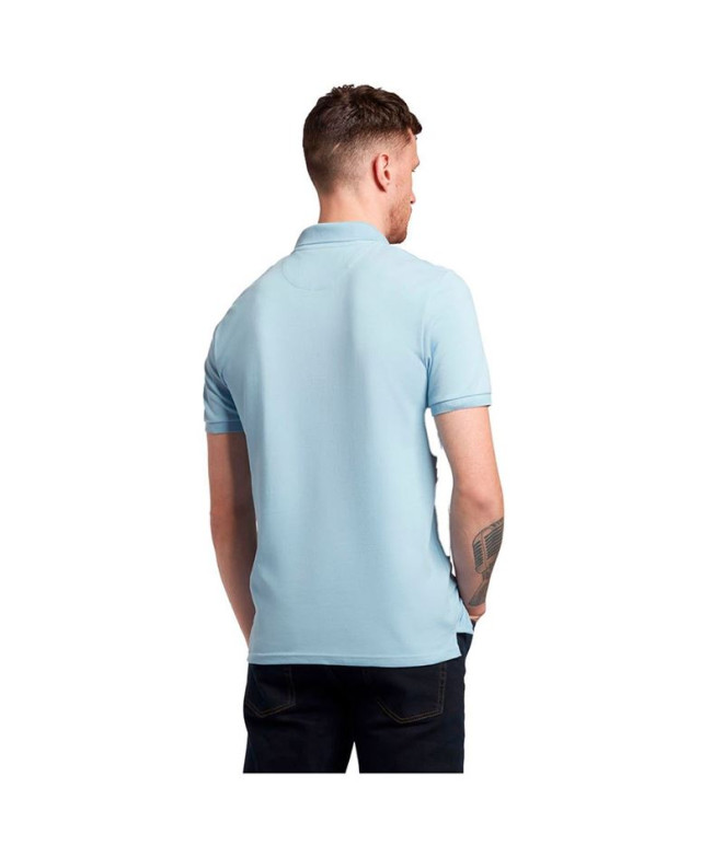 Polo Homme Lyle & Scott V1-Bleu uni