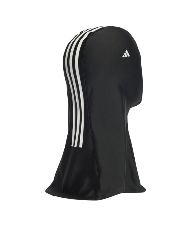Natação adidas Mulher Hijab de 3 faixas Preto