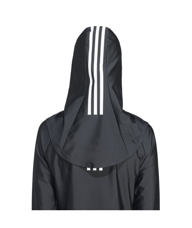 Natação adidas Mulher Hijab de 3 faixas Preto