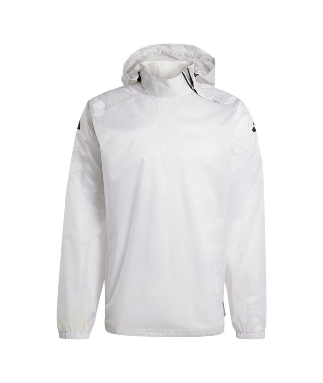 Sudadera de Fútbol adidas Tiro24 Pro Rain Hombre Blanco/Negro